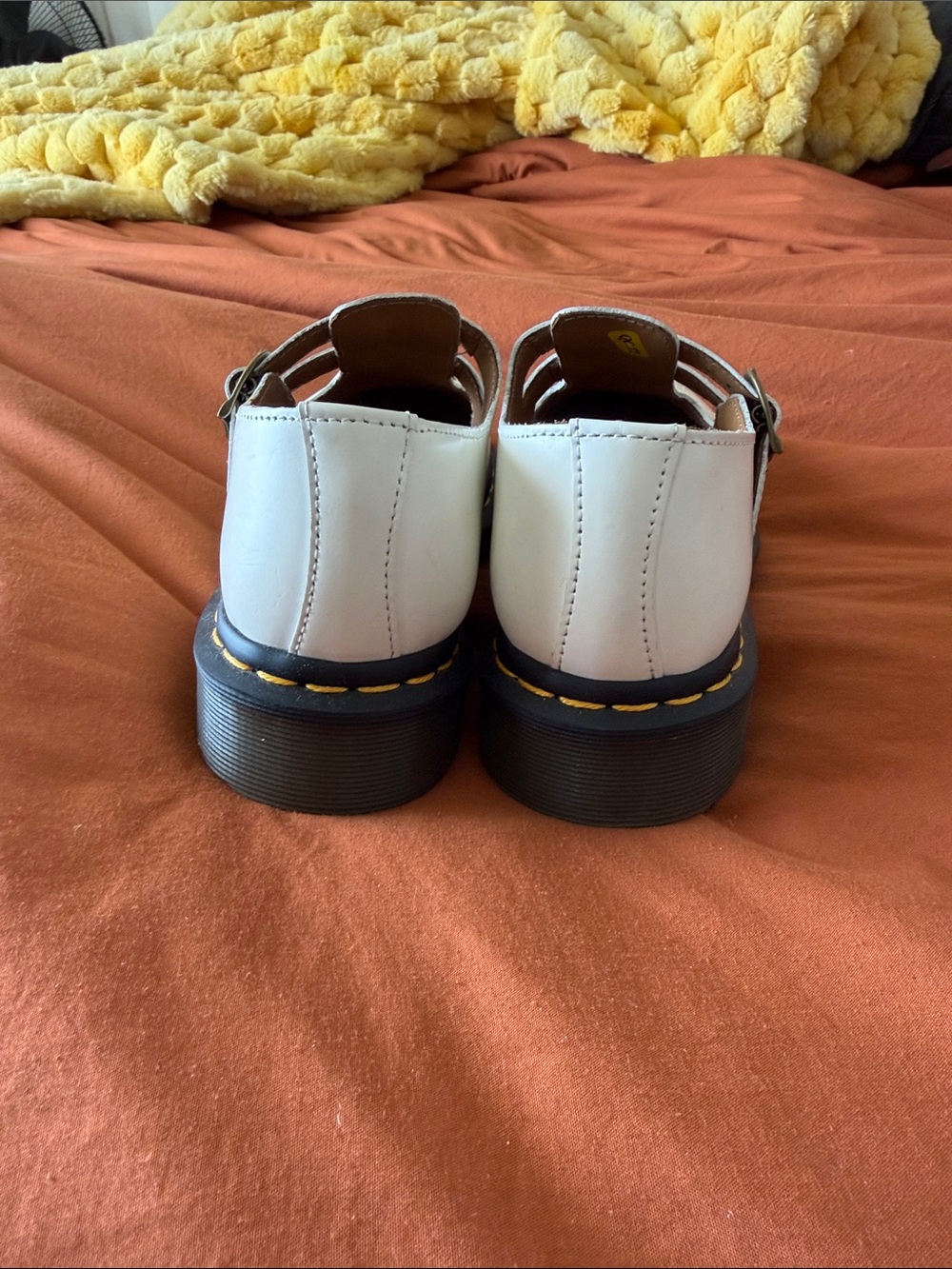Dr. Martens White Mary Jane Shoes - Picture 3 of 7
